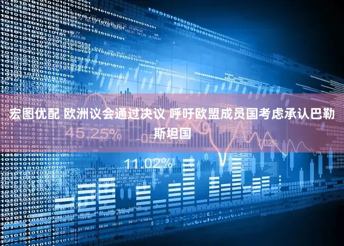宏图优配 欧洲议会通过决议 呼吁欧盟成员国考虑承认巴勒斯坦国